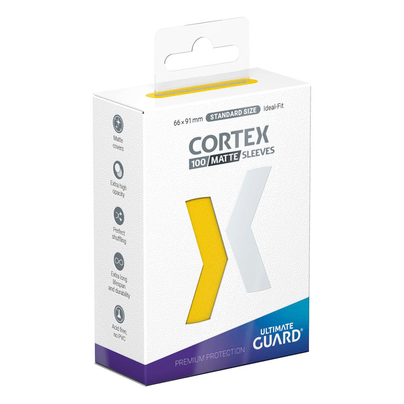 UG 100 Cortex Sleeves Standard Matte Yellow