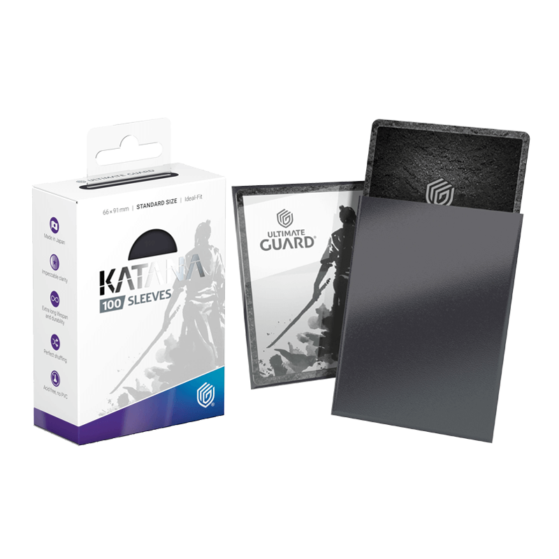 UG 100 Katana Sleeves Standard Size Obsidian Shard
