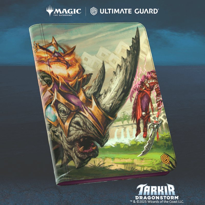 UG Zipfolio 360 Xenoskin - MTG Tarkir: Dragonstorm - Skirmish Rhino
