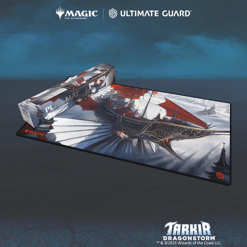 UG Play-Mat MTG Tarkir: Dragonstorm - Mystic Monastery