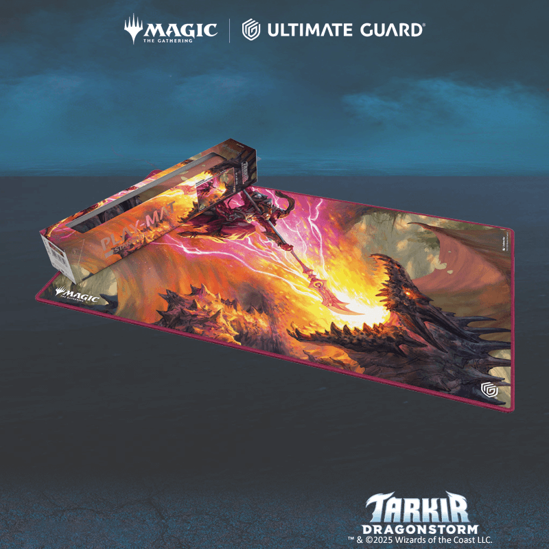 UG Play-Mat MTG Tarkir: Dragonstorm - Worthy Cost