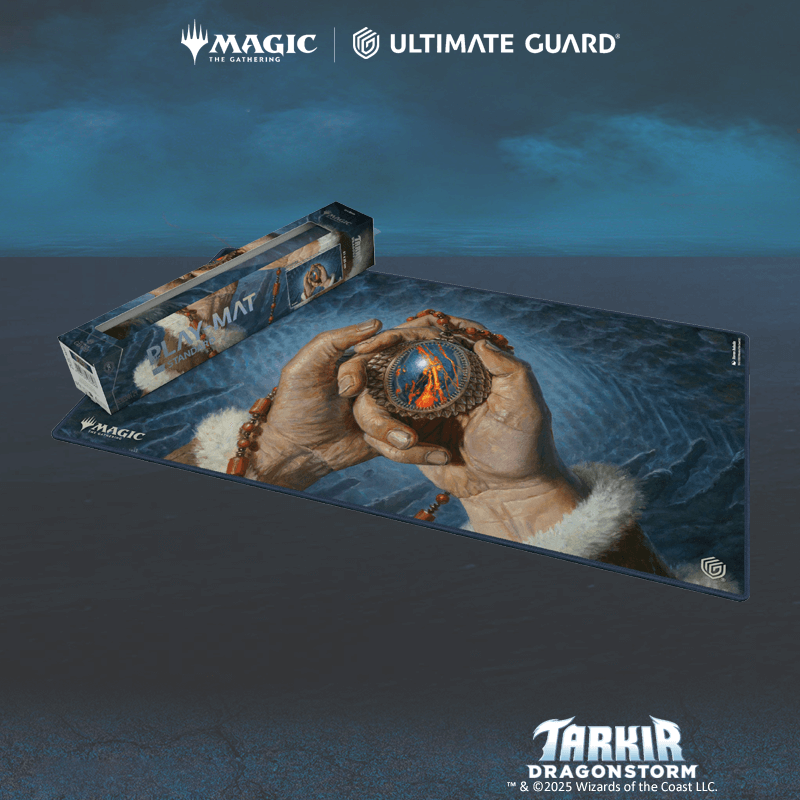 UG Play-Mat MTG Tarkir: Dragonstorm - Mox Jasper