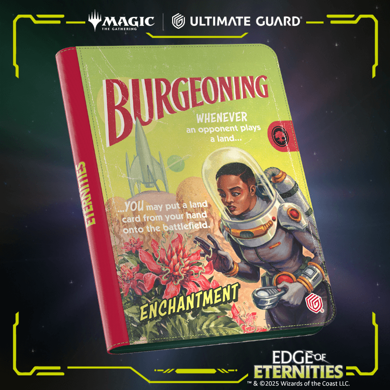 UG Zipfolio 360 Xenoskin - MTG Edge of Eternities - Burgeoning