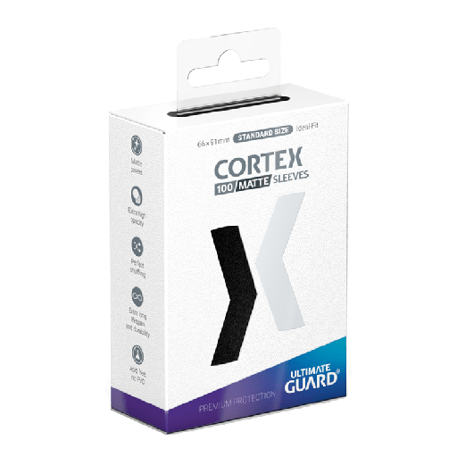 [UGD011155] UG - Cortex Sleeves Matte Standard Size (100) - Black 
