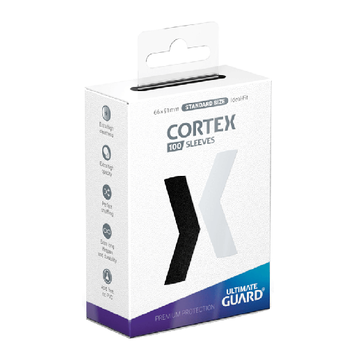[UGD011145] UG - Cortex Sleeves Standard Size (100) - Black 