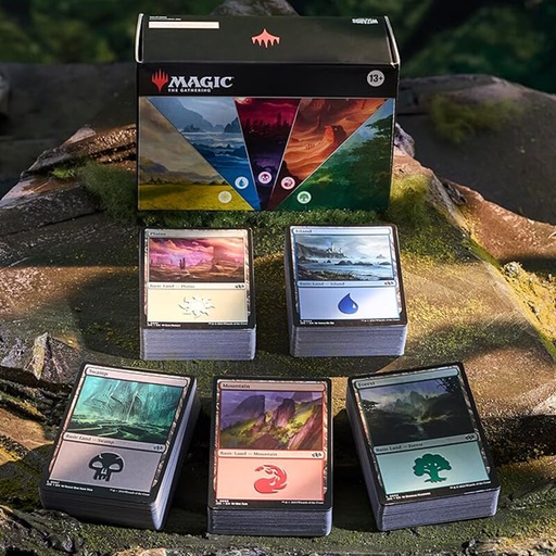 [D46530000] MTG: 2025 Land Station (400 Basic Land Cards)