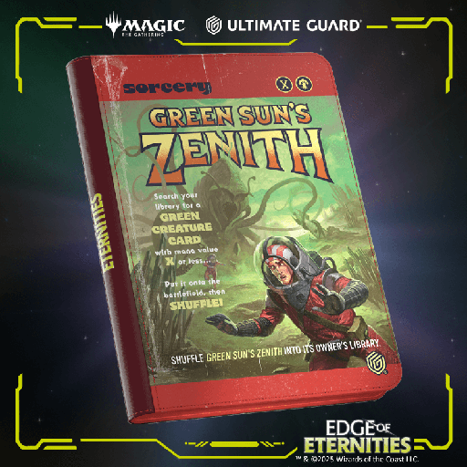 [UGD011649] UG Zipfolio 360 Xenoskin - MTG Edge of Eternities - Green Sun’s Zenith