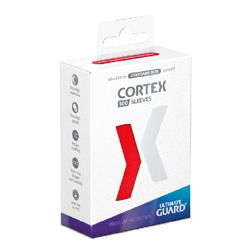 [UGD011147] UG - Cortex Sleeves Standard Size (100) - Red 
