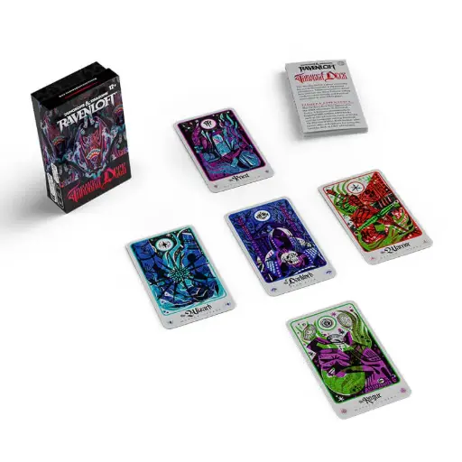 [D60190000] D&D Ravenloft: The Horrors Within - Tarokka Deck (2026 Updated Deck)
