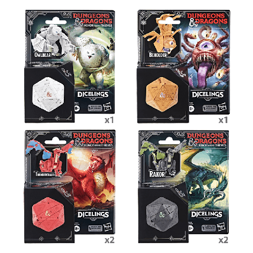 [F51185L00] D&D HONOR AMONG THIEVES -Dicelings Collectible Assorted 1-